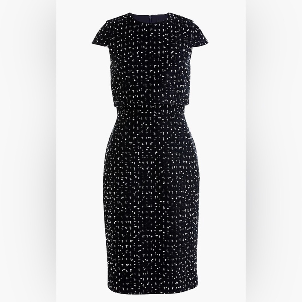 J. Crew Going Places Tweed Dress, Size 12